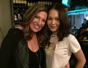 Kelli Berglund with her mother