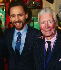 Tom Hiddleston with his father