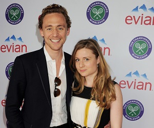 Tom Hiddleston with his sister Emma