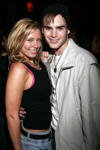 David Gallagher with his ex-girlfriend