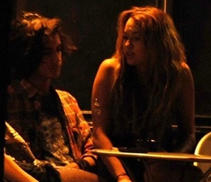 Avan Jogia with his ex-girlfriend Miley