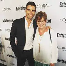 Colin Egglesfield with his mother