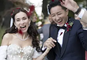 Han Geng with his wife