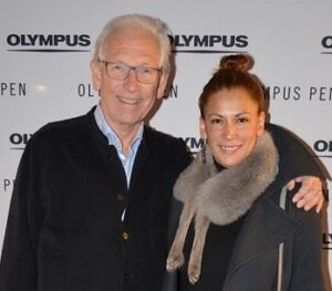 Malin Arvidsson with her father