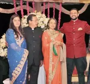 Arunoday Singh with his family