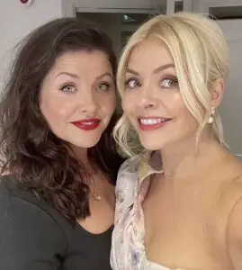 Holly Willoughby with her sister