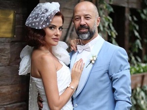 Seda Güven with her husband Ali
