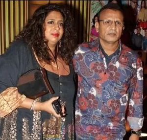 Annu Kapoor with his wife Anupama