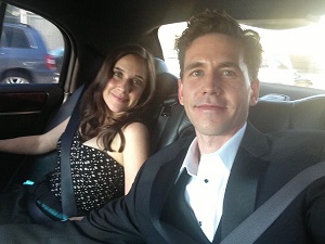 Brian Dietzen with his wife