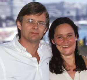 Pernilla August with her ex-husband Bille
