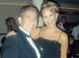 Robert Kardashian with his wife Ellen