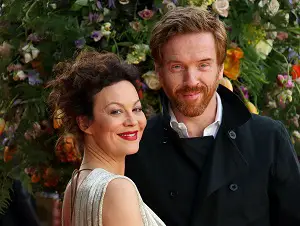 Damian Lewis with his wife Helen
