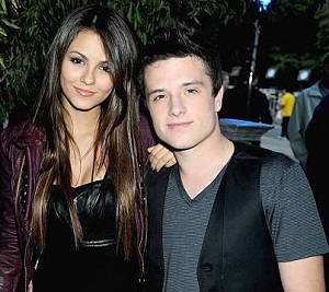 Victoria Justice with her ex-boyfriend Josh