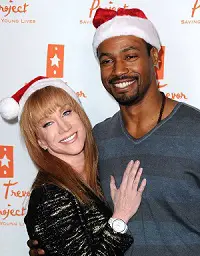Isaiah Mustafa with his ex-girlfriend Kathy