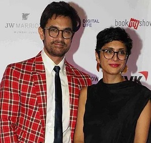 Aamir Khan with his ex-wife Kiran