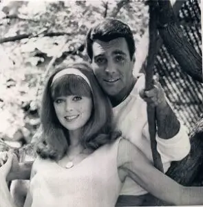 Tina Louise with her husband Les