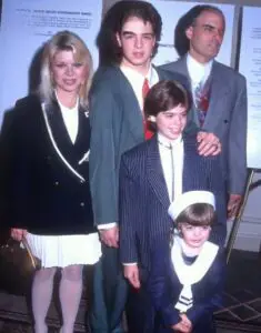 Matthew Lawrence with his family