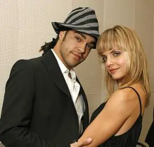 Mena Suvari with her ex-boyfriend Mike