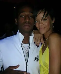 Rihanna with her ex-boyfriend Negus