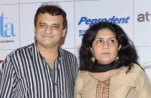 Paresh Ganatra with his wife