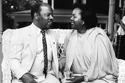 John Lewis with his wife