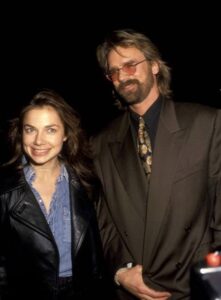 Justine Bateman with her ex-boyfriend Richard