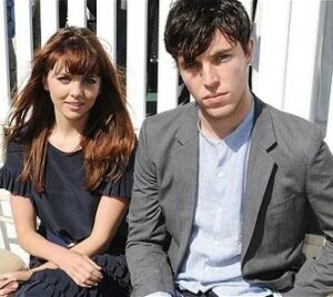 Ophelia Lovibond with her ex-boyfriend Tom