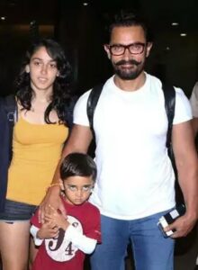 Aamir Khan with his children