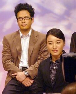 Tetsushi Tanaka with his wife