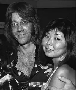 Ray Manzarek with his wife