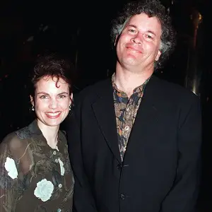 Sigrid Thornton with her husband