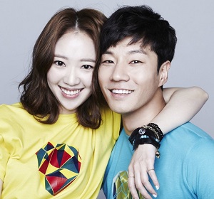 Lee Chun Hee with his wife