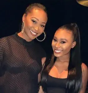 Cynthia Bailey with her daughter