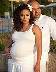 April Hernandez Castillo with her husband