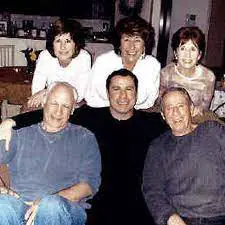 John Travolta with his brothers & sisters
