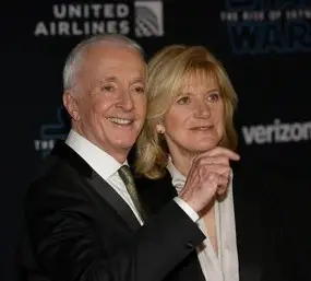 Anthony Daniels with his wife