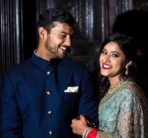 Mayank Agarwal with her wife