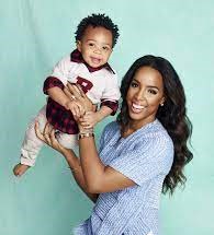 Kelly Rowland with her son