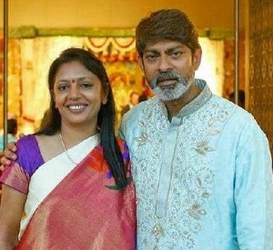 Jagapathi Babu with his wife