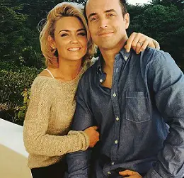 Kelly Carlson with her husband