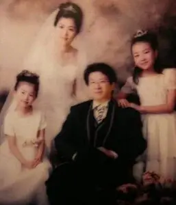 Roseanne Park with her family