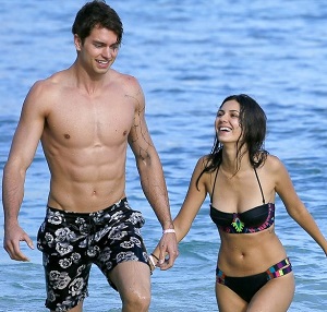 Victoria Justice with her ex-boyfriend Pierson