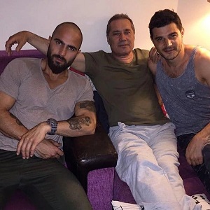 Burak Sevinç with his father & brother