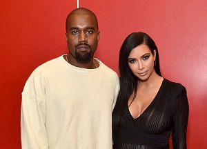 Kim Kardashian with her ex-husband Kanye