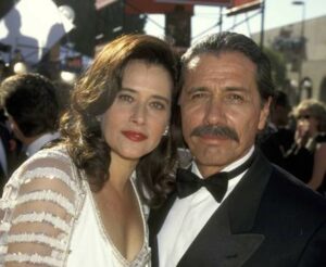 Edward James Olmos with his ex-wife Lorraine