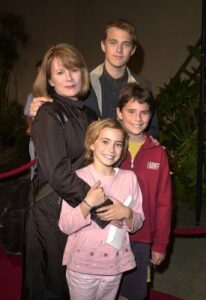 Patricia Richardson with her children