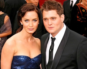 Emily Blunt with her ex-boyfriend Michael