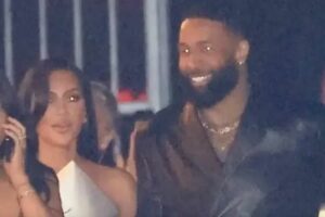 Kim Kardashian with her ex-boyfriend Odell