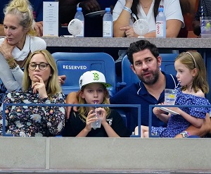 Emily Blunt with her husband & Kids