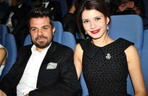 Beren Saat Fatima Gul with her husband